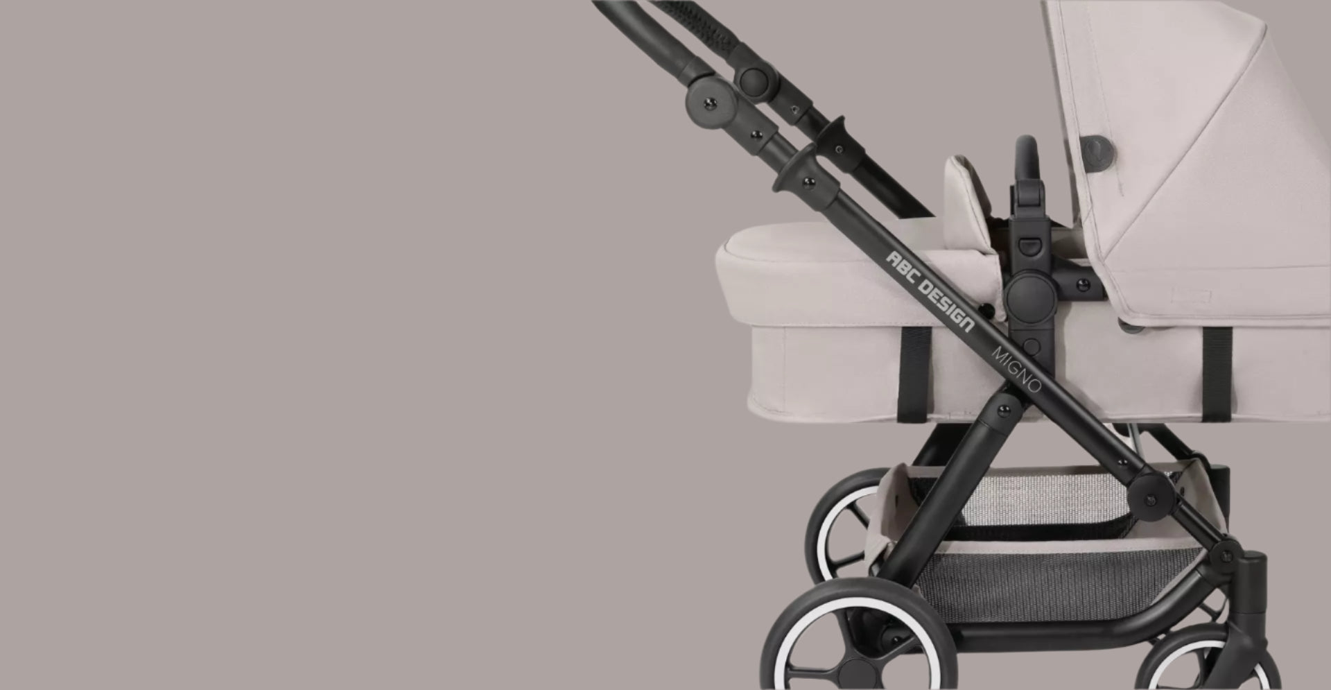 Migno dolls pram berry