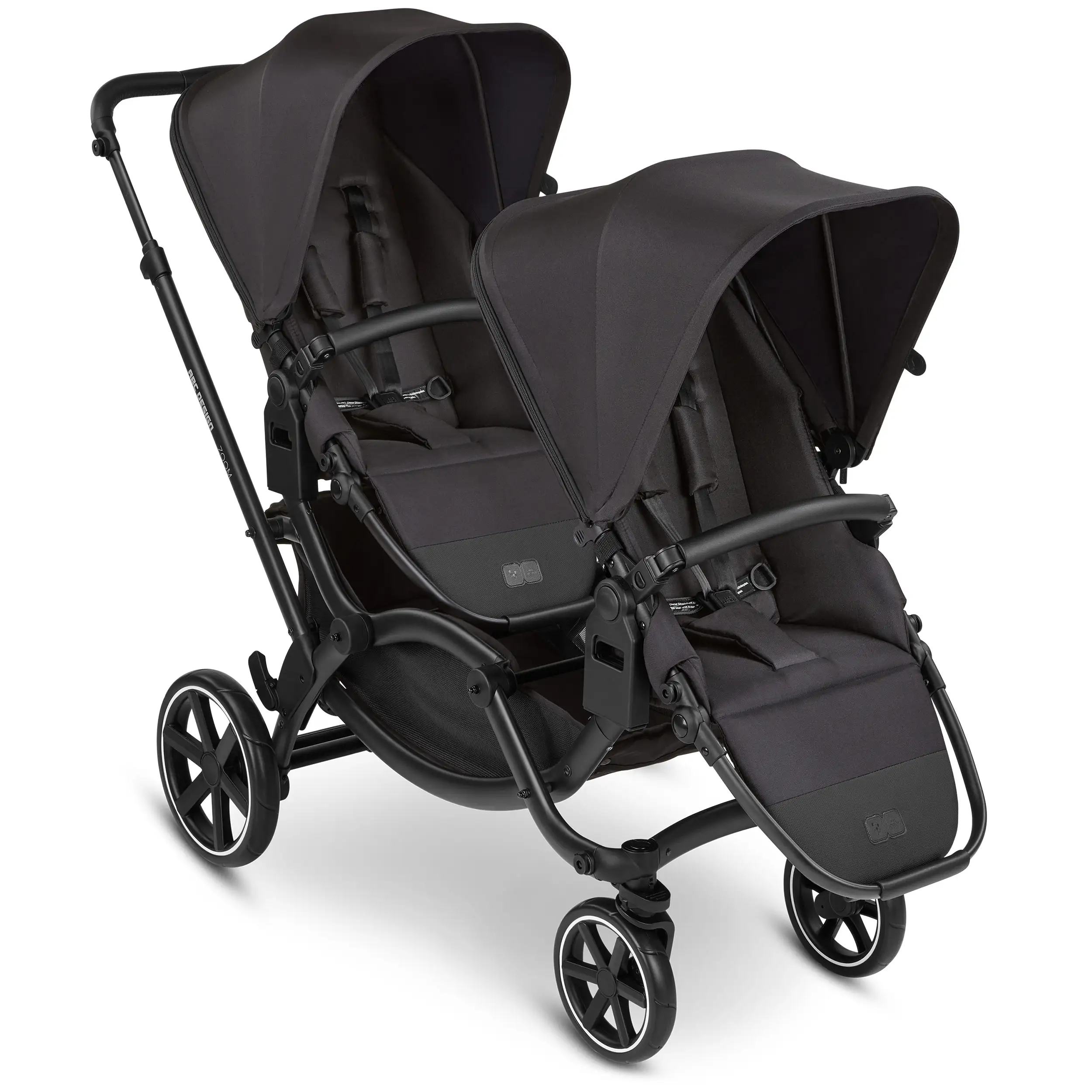 ABC Design Zoom Double Pushchair - Ink